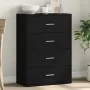 Aparador de madera de ingeniería negro 60x31x84 cm von , Sideboards - Ref: Foro24-840500, Preis: 95,89 €, Rabatt: -5%%