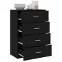 Aparador de madera de ingeniería negro 60x31x84 cm von , Sideboards - Ref: Foro24-840500, Preis: 95,89 €, Rabatt: -5%%