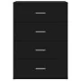 Aparador de madera de ingeniería negro 60x31x84 cm von , Sideboards - Ref: Foro24-840500, Preis: 95,89 €, Rabatt: -5%%