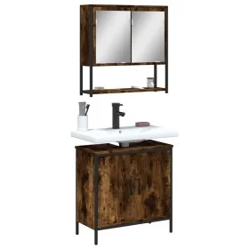 Set de muebles baño 2 pzas madera contrachapada