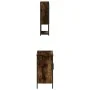 Set de muebles baño 2 pzas madera contrachapada roble ahumado | Foro24.es | Tu tienda online para hogar, jardín y más Foro24.es