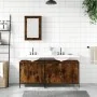 Set de muebles baño 3 pzas madera contrachapada roble ahumado von , Badezimmermöbel - Ref: Foro24-3214792, Preis: 159,30 €, R...