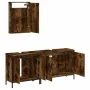 Set de muebles baño 3 pzas madera contrachapada roble ahumado von , Badezimmermöbel - Ref: Foro24-3214792, Preis: 159,30 €, R...