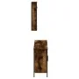 Set de muebles baño 3 pzas madera contrachapada roble ahumado von , Badezimmermöbel - Ref: Foro24-3214792, Preis: 159,30 €, R...