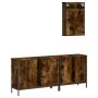 Set de muebles baño 3 pzas madera contrachapada roble ahumado von , Badezimmermöbel - Ref: Foro24-3214792, Preis: 159,30 €, R...