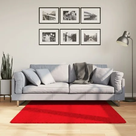 Alfombra de pelo corto OVIEDO rojo 120x120 cm de , Alfombras - Ref: Foro24-375621, Precio: 40,06 €, Descuento: -5%%