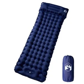 Colchón de camping autoinflable con almohada 1 persona azul von , Schlafmatten - Ref: Foro24-4007098, Preis: 45,82 €, Rabatt:...