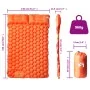 Colchón de camping autoinflable y almohadas 2 personas naranja von , Schlafmatten - Ref: Foro24-4007100, Preis: 72,68 €, Raba...