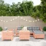 Juego de sofás de jardín 7 pzas madera maciza de abeto Douglas | Foro24.es | Tu tienda online para hogar, jardín y más Foro24.es