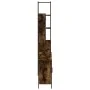 Set de muebles de baño 4 piezas madera contrachapada roble humo | Foro24.es | Tu tienda online para hogar, jardín y más Foro24.es