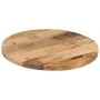 Tablero de mesa redondo madera maciza mango rugosa Ø 40x3,8 cm | Foro24.es | Tu tienda online para hogar, jardín y más Foro24.es