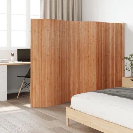 Biombo divisor de bambú color natural 165x400 cm de , Divisores de ambientes - Ref: Foro24-376998, Precio: 86,68 €, Descuento...