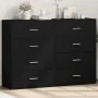 Aparadores 2 unidades madera de ingeniería negro 60x31x84 cm by , Sideboards - Ref: Foro24-3276582, Price: 186,93 €, Discount...