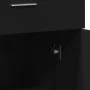 Aparadores 2 uds madera de ingeniería negro 60x30x84 cm by , Sideboards - Ref: Foro24-3276596, Price: 163,27 €, Discount: -5%%