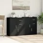 Aparador de madera de ingeniería 2 uds negro 60x31x70 cm by , Sideboards - Ref: Foro24-3276561, Price: 167,84 €, Discount: -5%%
