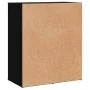 Aparador de madera de ingeniería 2 uds negro 60x31x70 cm by , Sideboards - Ref: Foro24-3276561, Price: 167,84 €, Discount: -5%%
