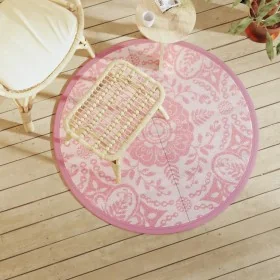 Alfombra de exterior ARAKIL rosa Ø120 cm PP von , Outdoor-Protektoren - Ref: Foro24-368502, Preis: 21,90 €, Rabatt: -5%%