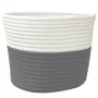 Cestas de almacenaje 2 uds algodón gris y blanco Ø24x18 cm by , Baskets - Ref: Foro24-358453, Price: 23,41 €, Discount: -5%%