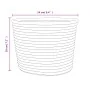 Cestas de almacenaje 2 uds algodón gris y blanco Ø24x18 cm by , Baskets - Ref: Foro24-358453, Price: 23,41 €, Discount: -5%%