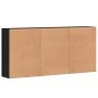 Aparadores 3 unidades madera de ingeniería negro 60x31x84 cm by , Sideboards - Ref: Foro24-3276575, Price: 244,18 €, Discount...