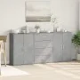 Aparadores 3 uds madera de ingeniería gris hormigón 60x31x84 cm by , Sideboards - Ref: Foro24-3276577, Price: 212,73 €, Disco...