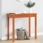Mesa consola de madera maciza de pino marrón cera 80x40x75 cm | Foro24.es | Tu tienda online para hogar, jardín y más Foro24.es