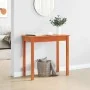 Mesa consola de madera maciza de pino marrón cera 80x40x75 cm | Foro24.es | Tu tienda online para hogar, jardín y más Foro24.es