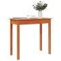 Mesa consola de madera maciza de pino marrón cera 80x40x75 cm | Foro24.es | Tu tienda online para hogar, jardín y más Foro24.es