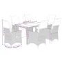 Set de comedor de jardín 7 pzas y cojines ratán sintético negro von , Gartensets - Ref: Foro24-3276858, Preis: 787,29 €, Raba...