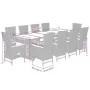 Set de comedor jardín 11 pzas con cojines ratán sintético negro von , Gartensets - Ref: Foro24-3277525, Preis: 1,00 €, Rabatt...