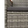 Set comedor jardín 9 pzas y cojines ratán sintético gris by , Garden sets - Ref: Foro24-3277544, Price: 927,47 €, Discount: -5%%