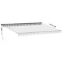 Toldo retráctil aluminio y tela gris antracita y blanco 4,5x3 m von , Markisen - Ref: Foro24-3216121, Preis: 371,24 €, Rabatt...
