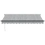 Toldo retráctil aluminio y tela antracita y blanco 3,5x2,5 m von , Markisen - Ref: Foro24-3216109, Preis: 220,26 €, Rabatt: -5%%