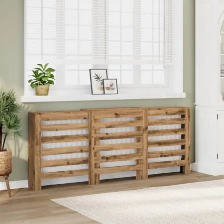 Cubierta radiador madera color roble artesano 205x21,5x83,5 cm | Foro24.es | Tu tienda online para hogar, jardín y más Foro24.es