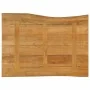 Tablero de mesa borde natural madera maciza mango 90x60x2,5 cm by , Table tops - Ref: Foro24-370765, Price: 75,65 €, Discount...