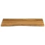 Tablero de mesa borde natural madera maciza mango 120x60x3,8 cm by , Table tops - Ref: Foro24-370792, Price: 110,85 €, Discou...