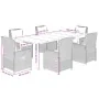 Set comedor de jardín 7 pzas con cojines ratán sintético beige by , Garden sets - Ref: Foro24-3262880, Price: 860,43 €, Disco...