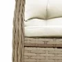 Set comedor de jardín 7 pzas con cojines ratán sintético beige by , Garden sets - Ref: Foro24-3262894, Price: 907,16 €, Disco...