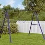 Barra trapecio con anillas de gimnasia niños acero azul y verde by , Accessories for swings and play structures - Ref: Foro24...