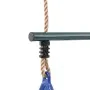 Barra trapecio con anillas de gimnasia niños acero azul y verde by , Accessories for swings and play structures - Ref: Foro24...