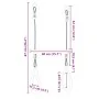 Barra trapecio con anillas de gimnasia niños acero azul y verde by , Accessories for swings and play structures - Ref: Foro24...