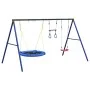 Set de columpios exterior columpio, trapecio y columpio plato de , Columpios y estructuras de juegos - Ref: Foro24-3283629, P...