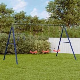 Juego de columpios de exterior con columpios y trapecio by , Swings and play structures - Ref: Foro24-3283622, Price: 175,51 ...