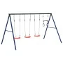 Juego de columpios de exterior con columpios y trapecio by , Swings and play structures - Ref: Foro24-3283622, Price: 175,51 ...