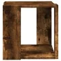 Mesa de centro madera de ingeniería roble ahumado 32x32x30 cm by , Coffee table - Ref: Foro24-848147, Price: 28,99 €, Discoun...