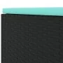 Juego de jardín con cojines 4 piezas ratán sintético negro von , Gartensets - Ref: Foro24-3308052, Preis: 253,66 €, Rabatt: -5%%