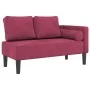 Sofá diván con cojines terciopelo rojo tinto von , Tagesbetten - Ref: Foro24-4007575, Preis: 167,77 €, Rabatt: -5%%