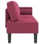 Sofá diván con cojines terciopelo rojo tinto von , Tagesbetten - Ref: Foro24-4007575, Preis: 167,77 €, Rabatt: -5%%
