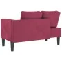 Sofá diván con cojines terciopelo rojo tinto von , Tagesbetten - Ref: Foro24-4007575, Preis: 167,77 €, Rabatt: -5%%