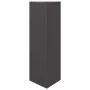 Jardineras triangulares 2 uds acero negro 30x26x75 cm by , Pots and planters - Ref: Foro24-851144, Price: 78,27 €, Discount: ...